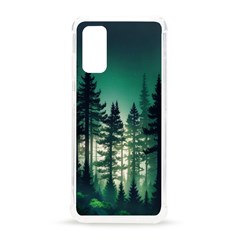 Magic Pine Forest Night Landscape Samsung Galaxy S20 6 2 Inch Tpu Uv Case by Simbadda