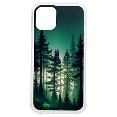 Magic Pine Forest Night Landscape Iphone 12 Mini Tpu Uv Print Case	 by Simbadda