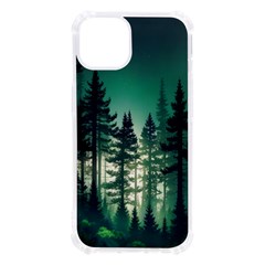 Magic Pine Forest Night Landscape Iphone 13 Tpu Uv Print Case by Simbadda