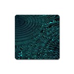 Wave Circle Ring Water Square Magnet Front