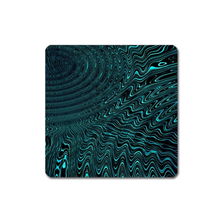 Wave Circle Ring Water Square Magnet