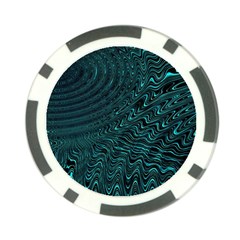 Wave Circle Ring Water Poker Chip Card Guard by Simbadda