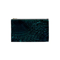 Wave Circle Ring Water Cosmetic Bag (small) by Simbadda