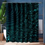 Wave Circle Ring Water Shower Curtain 60  x 72  (Medium)  60 x72  Curtain