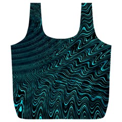 Wave Circle Ring Water Full Print Recycle Bag (xxl) by Simbadda