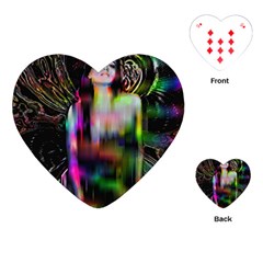 Festive Freak Playing Cards Single Design (heart) by MRNStudios