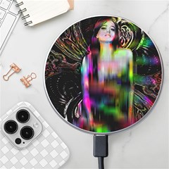 Festive Freak Wireless Fast Charger(white) by MRNStudios