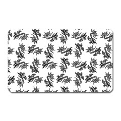 Alien Creatures Dance Pattern Magnet (rectangular) by dflcprintsclothing