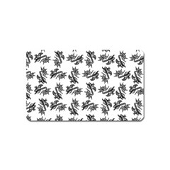 Alien Creatures Dance Pattern Magnet (name Card) by dflcprintsclothing