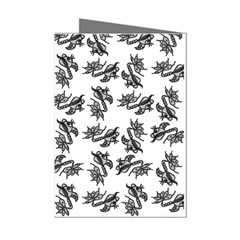 Alien Creatures Dance Pattern Mini Greeting Cards (pkg Of 8) by dflcprintsclothing