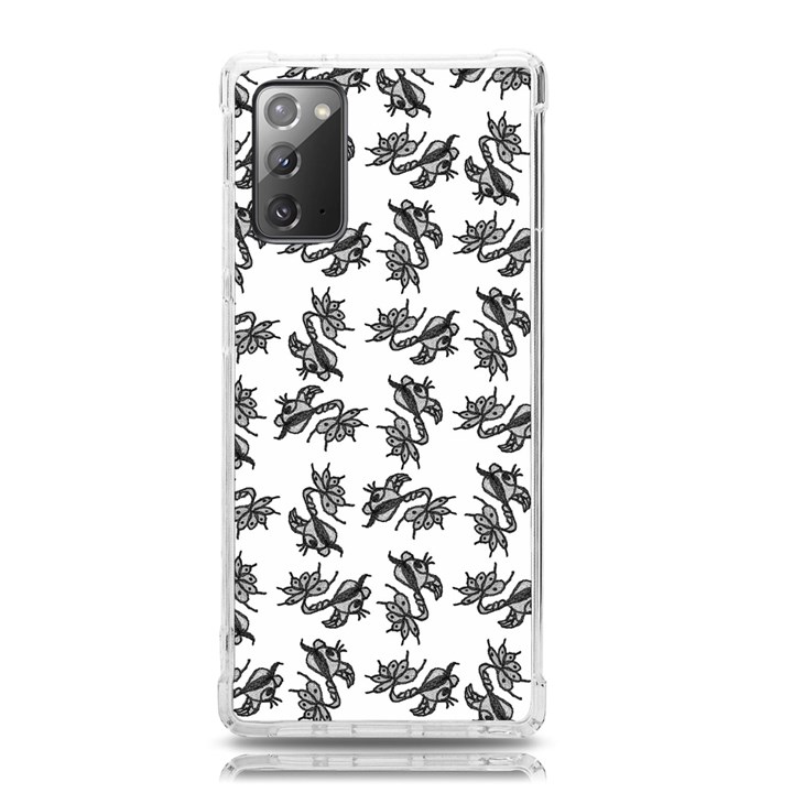 Alien creatures dance pattern Samsung Galaxy Note 20 TPU UV Case