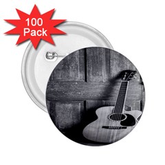 Acoustic Guitar 2 25  Buttons (100 Pack)  by artworkshop