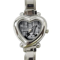 Acoustic Guitar Heart Italian Charm Watch by artworkshop