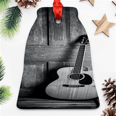 Acoustic Guitar Bell Ornament (two Sides) by artworkshop