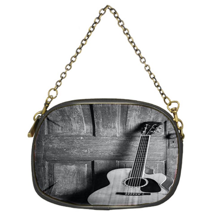 Acoustic Guitar Chain Purse (Two Sides)