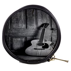 Acoustic Guitar Mini Makeup Bag by artworkshop