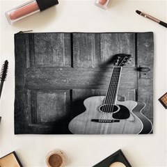 Acoustic Guitar Cosmetic Bag (xl) by artworkshop