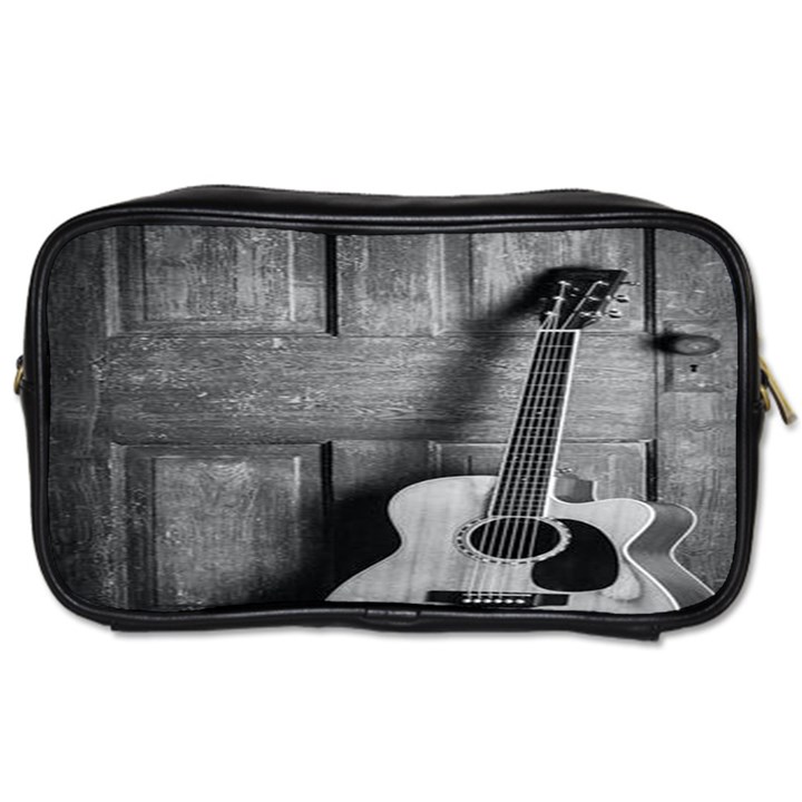 Acoustic Guitar Toiletries Bag (One Side)