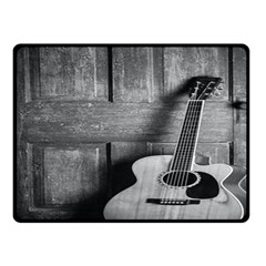 Acoustic Guitar Fleece Blanket (small) by artworkshop