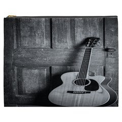 Acoustic Guitar Cosmetic Bag (xxxl) by artworkshop