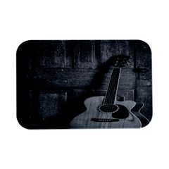 Acoustic Guitar Open Lid Metal Box (silver)   by artworkshop