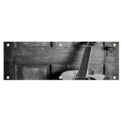 Acoustic Guitar Banner And Sign 6  X 2  by artworkshop