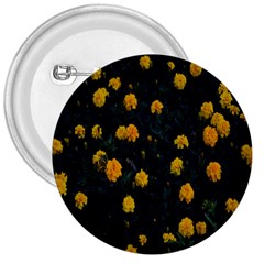 Bloomed Yellow Petaled Flower Plants 3  Buttons by artworkshop