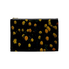 Bloomed Yellow Petaled Flower Plants Cosmetic Bag (medium) by artworkshop