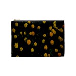 Bloomed Yellow Petaled Flower Plants Cosmetic Bag (Medium) Front