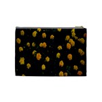 Bloomed Yellow Petaled Flower Plants Cosmetic Bag (Medium) Back