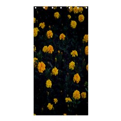 Bloomed Yellow Petaled Flower Plants Shower Curtain 36  X 72  (stall)  by artworkshop