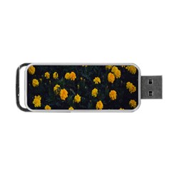 Bloomed Yellow Petaled Flower Plants Portable Usb Flash (two Sides) by artworkshop