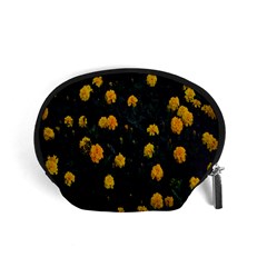 Bloomed Yellow Petaled Flower Plants Accessory Pouch (small) by artworkshop