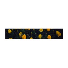 Bloomed Yellow Petaled Flower Plants Premium Plush Fleece Scarf (mini) by artworkshop