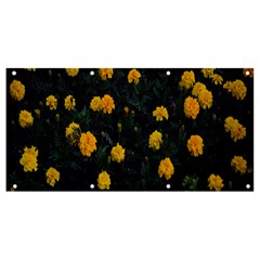 Bloomed Yellow Petaled Flower Plants Banner And Sign 8  X 4  by artworkshop