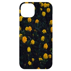 Bloomed Yellow Petaled Flower Plants Iphone 14 Plus Black Uv Print Case by artworkshop