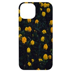 Bloomed Yellow Petaled Flower Plants Iphone 14 Black Uv Print Case