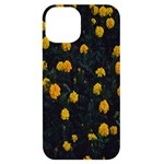 Bloomed Yellow Petaled Flower Plants iPhone 14 Black UV Print Case Front