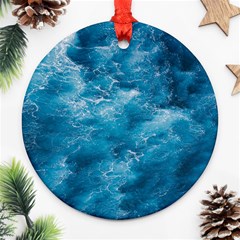 Blue Water Speech Therapy Ornament (round) by artworkshop