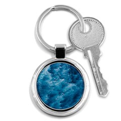 Blue Water Speech Therapy Key Chain (round) by artworkshop