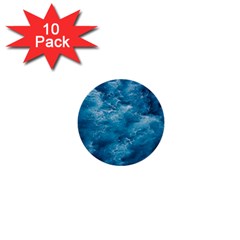 Blue Water Speech Therapy 1  Mini Buttons (10 Pack)  by artworkshop