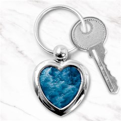 Blue Water Speech Therapy Key Chain (heart) by artworkshop