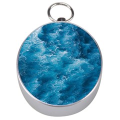 Blue Water Speech Therapy Silver Compasses by artworkshop