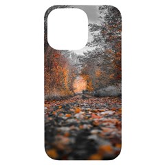 Breathe In Nature Background Iphone 14 Pro Max Black Uv Print Case