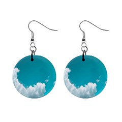 Clouds Hd Wallpaper Mini Button Earrings by artworkshop