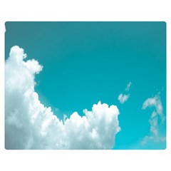 Clouds Hd Wallpaper Two Sides Premium Plush Fleece Blanket (medium) by artworkshop