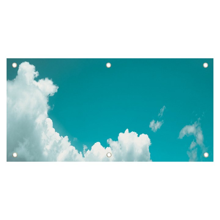 Clouds Hd Wallpaper Banner and Sign 6  x 3 