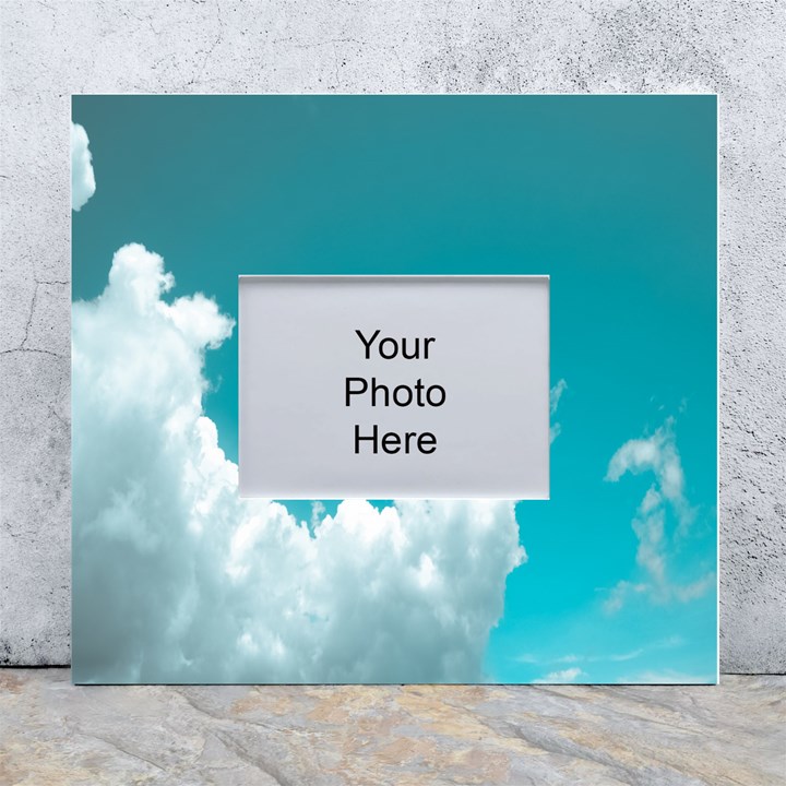 Clouds Hd Wallpaper White Wall Photo Frame 5  x 7 