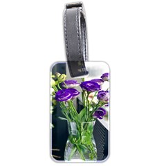 Cute Flower Wallpaper Luggage Tag (two Sides) by artworkshop