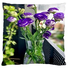 Cute Flower Wallpaper Large Cushion Case (one Side)